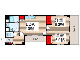 フロンティアの物件間取画像